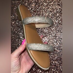 Elegant Silver Women's Sandals